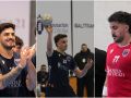 Álex Malid, Diego Martínez y Álex Conde