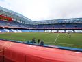 Aspecto del estadio de Riazor este miércoles, durante el entrenamiento de Irak