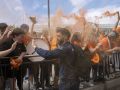 Miles de aficionados se dieron cita para recibir al Básquet Coruña y dejarse las gargantas en busca del ascenso a ACB
