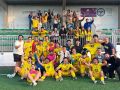 Los jugadores del Maravillas celebran la victoria ante el Xuventude Laracha