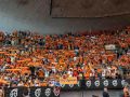 La afición del Leyma celebra el ascenso en el Coliseum