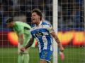 Mario Soriano contra el Mirandés en Riazor