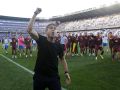 OFICIAL | El Deportivo renueva a Antonio Hidalgo hasta 2028 Antonio Hidalgo en la celebración del ascenso en Valladolid
