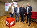 De izquierda a derecha:Juan L. Cudeiro, Alfredo Relaño, Rubén Ventureira y José Gerardo Fernández