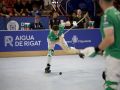 Nil Cervera, en el partido del Liceo en Igualada, el cuarto de la final del playoff