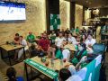Quedada de la afición del Liceo para ver el partido en La Cueva