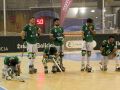 Los jugadores del Liceo tras perder la Liga en los penaltis del quinto partido