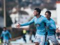 El viaje de Dela, la promesa a la que intentó repatriar el Deportivo Dela, tras marcar un gol con el Celta Fortuna