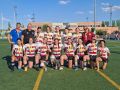 La plantilla del CRAT de seven, con los trofeos ganados en Madrid