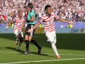 Tillman celebra uno de los goles de Estados Unidos a Bosnia