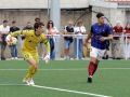 Carlos García durante el playoff de ascenso entre Atlético Arteixo y Estradense