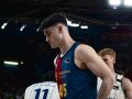 Raúl Villar durante un Barça-Unicaja de la temporada 2024-25