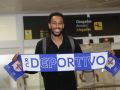 Aubameyang ya está en A Coruña tras firmar por el Deportivo Aubameyang en Alvedro a su llegada a A Coruña