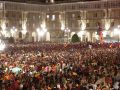 Miles de aficionados acudieron a la plaza coruñesa para seguir la final del Mundial