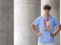 Mauro Seguín, con las medallas de oro del Campeonato de España y del Campeonato de Europa