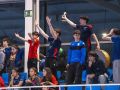 Aficionados del OAR Coruña durante el partido de la pasada temporada contra el Nava