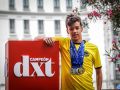 Guille Simón, con sus cuatro medallas del Campeonato de España