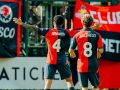 El Genoa, un gigante ‘inglés’ de otra época Amorim y Baldanzi celebran con la afición un gol en el reciente amistoso con el Vicenza