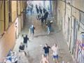 Enfrentamiento entre los ultras del Genoa y Riazor Blues