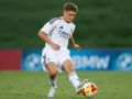Manu Serrano durante un partido de a temporada pasada con el Castilla