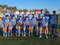 Jugadores del Almeiras antes de un amistoso de esta pretemporada