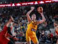 Dmytro Skapintsev, en un partido contra España de la primera fase de la calificación mundialista