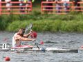 Poznan (Poland), 29/08/2026.- Carlos Arevalo of Spain competes in the mens K1 200m final at the ICF Canoe Sprint & Paracanoe World Championships at the Malta Regatta Course in Poznan, Poland, 29 August 2026. (200 metros, Polonia, España) EFE/EPA/Jakub Kaczmarczyk POLAND OUT