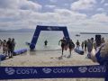Una instantánea de la prueba de Fisterra de la Travesía Costa 2026