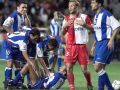 25 años de la lesión que nos dolió a todos Giovanella se lamenta mientras Manuel Pablo yace en el suelo lesionado