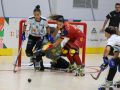 Jugada de la final de los World Skate Games disputada entre Argentina y España