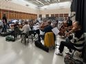 Imágenes de la grabación de 'Somos más' con la participación de la Orquesta Sinfónica de Galicia