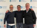 Sergi Macia con Juan Copa y Carlos Figueroa