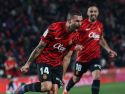 Dani Rodríguez, betanceiro y canterano del Dépor, celebra un gol con el Mallorca