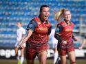 Raquel en el Madrid CFF vs Deportivo