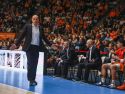 Carles Marco, durante el duelo en el Coliseum contra el CB Zamora 