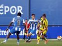 Bil y Nájera en el encuentro ante el Oviedo B