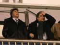 Lendoiro junto a Quique Pina en el Deportivo-Granada de 2013FútbolLiga Primera DivisiónDeportivo - Granada 0-3