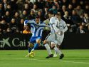 Cristian Herrera, durante el Ceuta-Dépor