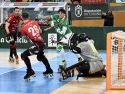 Partido entre el Liceo y el Noia disputado en el Palacio de los Deportes de Riazor