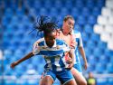 Magaia debutó en partido oficial con el Deportivo ante el Barcelona