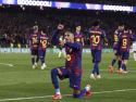Raphinha celebra un gol durante la victoria del Barcelona sobre el Newcastle