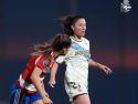 Lucía Martínez en el encuentro entre Granada y Deportivo