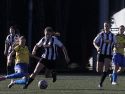 Una acción del partido de octavos de final entre Victoria B y Orzán B