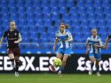 Paula Gutiérrez en el encuentro entre Deportivo y Eibar