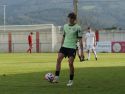 Teo Nikander, durante el Carral-Sporting Meicende de esta temporada