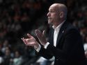 Carles Marco durante el Básquet Coruña-Menorca