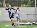Candela Vázquez celebra el gol de la sentencia ante el Real Zaragoza