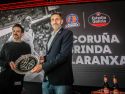 Charlie Uzal junto a Víctor Mantiñán en la visita del Leyma al MEGA