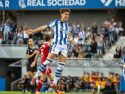 Lucía Pardo celebra un gol con la Real Sociedad