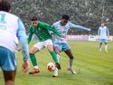 Achore Sánchez, lateral derecho del Montañeros, dispuso de 20 minutos